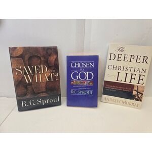 Lot of 3 Christian Books R.C. Sproul & Andrew Murray Faith and Theology